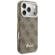 Чехол Guess 4G Script MagSafe для iPhone 17 Pro – коричневый