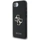Guess PU Grained 4G Metal Logo vāciņš priekš iPhone 16e, melns