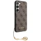 Чехол Guess для Samsung Galaxy S23 4G Charms Collection, коричневый
