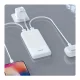 Внешний аккумулятор Dudao K10Pro 2.4A 20000мАч 2 x USB-A - черный