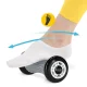 4Fizjo Spike Roller masāžas rullis ar izciļņiem 17 cm, pelēks/melns