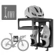 Velosipēdu statīvs Wozinsky WSW-02S 16-29\" velosipēdiem, līdz 30 kg, melns