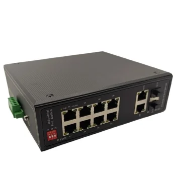 Industriāls PoE komutators 8x Gigabit PoE, 2x Gigabit Uplink, 2x SFP, 120W
