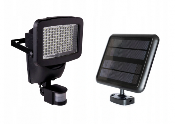 Dārza nakts lampa ar saules bateriju un kustības sensoru 120 LED apgaismojuma komplekts | Solar Night Light with...