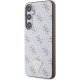 Guess 4G Triangle case for Samsung Galaxy S24+ - white