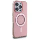 Guess iPhone 16 Pro Case IML Rhinestones MagSafe, Pink