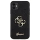 Guess iPhone 11 / XR vāciņš Glitter Script Big 4G, melns