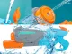 Большой водный пистолет с помпой 0.6 л 38 см