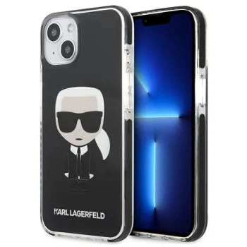 Чехол Karl Lagerfeld Ikonik Karl для iPhone 13 mini - Черный
