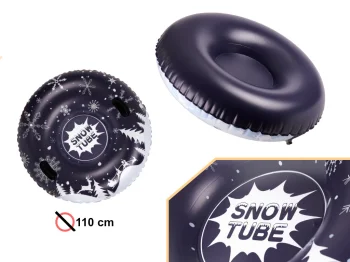 Ziemas Sniega Piepūšamās Ragavas Vatrushka, 110 cm | Winter Inflatable Sledge Vatrushka Snow Tube
