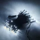Светодиодная гирлянда 10м 100 LED, холодный белый, 8 режимов