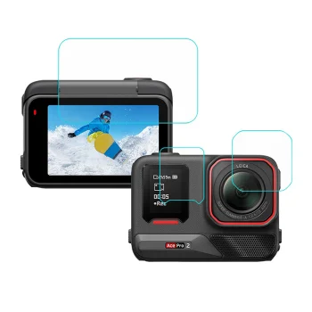 Защитная пленка Puluz 3-в-1 для Insta360 Ace Pro 2 (PU711T)