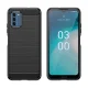 Чехол Carbon Case для Nokia C300 - Черный