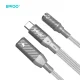Адаптер 2в1 BWOO BZ67 USB-C на 3.5 мм и USB-C PD 65W серый