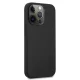 Чехол Mercedes-AMG Leather Hot Stamped для iPhone 13 Pro / 13 - Черный