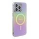 Guess iPhone 15 Pro Max vāciņš IML Iridescent MagSafe, rozā