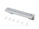 Wall-Mounted Knife and Kitchen Utensil Holder with 6 Hooks