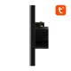 Viedais gaismas slēdzis Avatto TS02-EU-B1 WiFi 1 poga TUYA, Melns