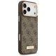 Guess 4G Logo Plate MagSafe Phone Case Cover iPhone 17 Pro Max - Brown