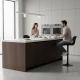 Барный стул ModernHome поворотный с регулировкой высоты и подножкой,...
