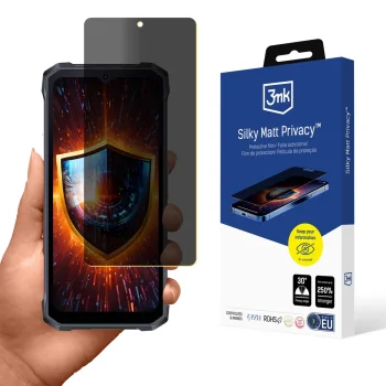 3mk Silky Matt Privacy Screen Protector Film for Hotwav T7