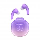 Austiņas TWS Acefast T9, Bluetooth 5.3, IPX4 (vīnogu violeta) | Earphones (grape purple)