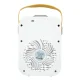 Portable Desktop Air Cooler KX3700 3-in-1 USB LED, White