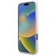 Чехол Guess для iPhone 16 Plus Silicone Script Metal Logo & Frame, розовый