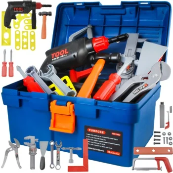 Детские игровые инструменты c ящиком для хранения | Kids Play Tools with...