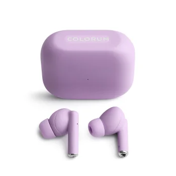 Беспроводные TWS-наушники Colorum CTWS-09, фиолетовые