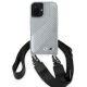 BMW iPhone 16 чехол M Edition Carbon Stripe & Strap, серый