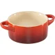 Le Creuset keraamiliste miniahjupottide komplekt, 4 tk, 0.25 l, kirsipunane