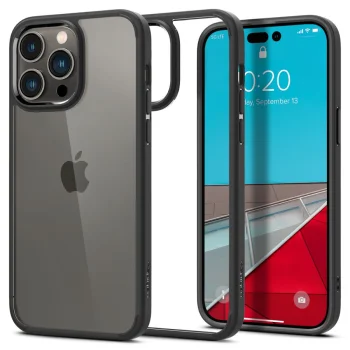 Чехол Spigen Ultra Hybrid для iPhone 14 Pro матовый черный