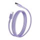 Puro ICON USB-C uz USB-C kabelis, 1,5 m, violeta