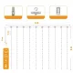 Telcon LED Curtain Lights 100 LED 3m x 1m for Window Decor, Cold White