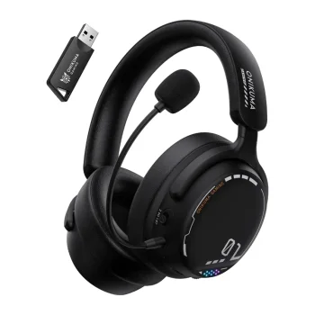 Bezvadu spēļu austiņas ONIKUMA GT886, Bluetooth / 2.4 GHz, melnas