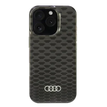 Audi IML Stitching Pattern MagSafe Case for iPhone 16 Pro 6.3", Black