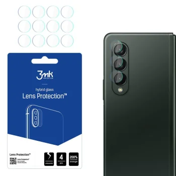Samsung Galaxy Z Fold3 5G (SM-F926B/DS) Back Camera Lens Tempered Glass 4x set | Kameras Aizsargstikls