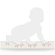 NICEKIDS Double-sided Foldable Foam Play Mat Pad Rug for Children, Alphabet/Owls, 200x150cm