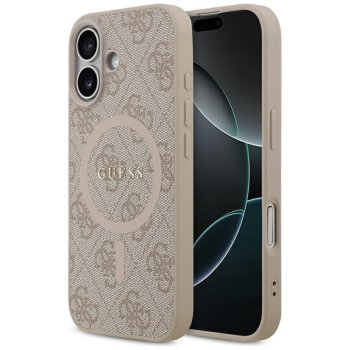 Guess 4G Ring Classic Logo MagSafe Maciņš ar MagSafe iPhone 17 telefonam – Rozā | Phone Case Cover