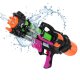 Large Water Gun Blaster 60cm 1.25L Capacity 6m Range, black orange green