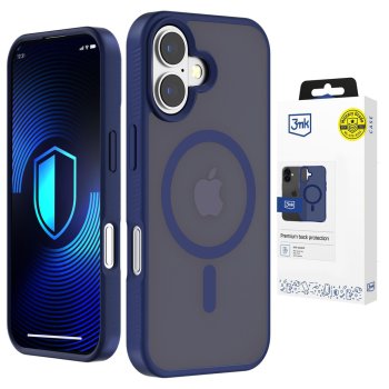MagSafe Case 3mk iPhone 17 Blue Translucent