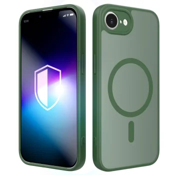 Telefona vāciņš 3mk Misty MagCase Apple iPhone 16E / 17E, zaļš