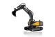 Радиоуправляемый гусеничный экскаватор Black Digger, черный