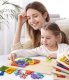 Wooden Shape Puzzle for Toddlers Educational Toy with Zoo Animals