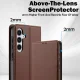 Samsung Galaxy A55 ( SM-A556B/DS ) LC.IMEEKE PU Leather Wallet Protective Book Case Cover, Brown | Чехол для...