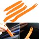 Car trim removal tool set, 4 pcs, orange