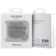 Чехол Guess 4G Strass Charm для AirPods 4, розовый