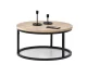 Apaļš kafijas galdiņš loft stilā 60 cm ModernHome
