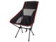 Folding Camping and Fishing Chair Black-Red